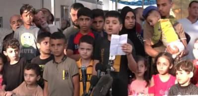 Filistin&rsquo;deki &ccedil;ocuklar: &ldquo;Sizi bizi korumaya davet ediyoruz&rdquo;