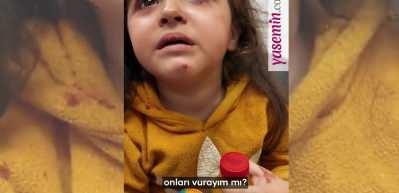 Gazzeli gazeteci anne ve babasının öldüğünden habersiz minik Julia ile yakından ilgilendi