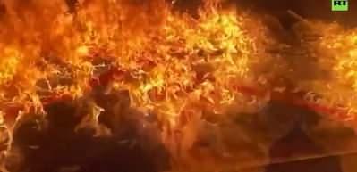 İsrail'in soykırımına tepki &ccedil;ığ gibi