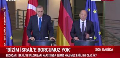 Cumhurbaşkanı Erdoğan İsrail tepkisi, Avrupa basınında geniş yer aldı