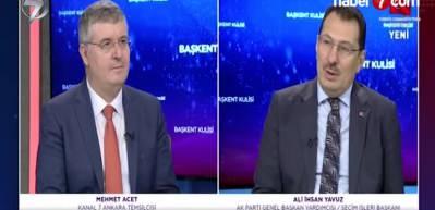 AK Parti Genel Başkan Yardımcısı Ali İhsan Yavuz, Başkent Kulisi'nde