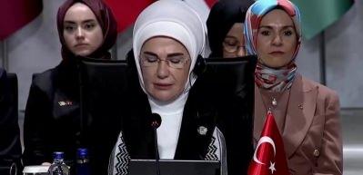 Emine Erdoğan d&uuml;nyaya seslendi: Vahşeti durdurmak i&ccedil;in neyi bekliyorsunuz?