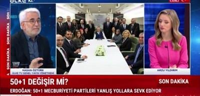 Başkan Erdoğan "Cumhurbaşkanlığı se&ccedil;im sistemi 50+1'in değişmesinden yanayım" dedi