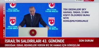 Cumhurbaşkanı Erdoğan "Ha&ccedil;lı hilal anlayışı bitmiş değil bu aynen devam ediyor" diyerek uyarılarda bulundu...
