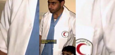  Eşini kaybeden bir doktor &ccedil;ocuklarını hastaneye getirdi