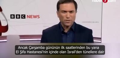 İngiliz BBC İsrail'i d&uuml;nyaya rezil etti...  Şifa Hastanesi yalanı elinde patladı