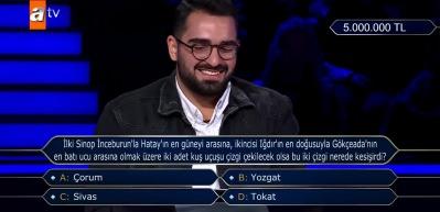 ''Kim Milyoner Olmak İster?''e damga vuran anlar! 5 milyonluk soru ilk kez açıldı