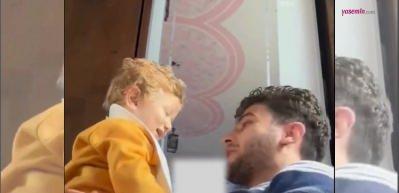 Filistinli babadan yürek burkan paylaşım! O görüntüler tüyleri diken diken etti