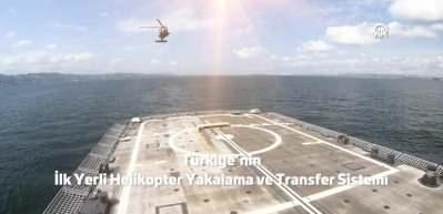 Kanada'nın kısıtlama getirdiği "Helikopterin  gemilere iniş yapmasını sağlayan sistem" millileştirildi...
