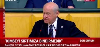 MHP lideri "Cumhur ittifakını &ccedil;atlatmaya kimsenin g&uuml;c&uuml; yetmez" diyerek yapılan yayınlara tepki g&ouml;sterdi