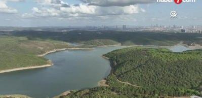 Sağanak yağış sonrası İstanbul'da baraj seviyeleri y&uuml;kseldi...