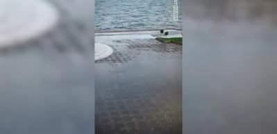 Sağanak yağış sonrası İzmir sular altında kaldı, ortaya da bu manzaralar &ccedil;ıktı...