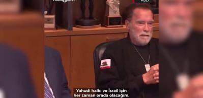 Arnold Schwarzenegger İsrail'e arka &ccedil;ıktı: Her zaman Yahudi halkının yanındayım