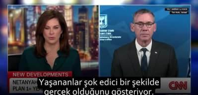 Gizli rapor soruldu! Netanyahu&rsquo;nun sağ kolu CNN yayınında kekeledi! 