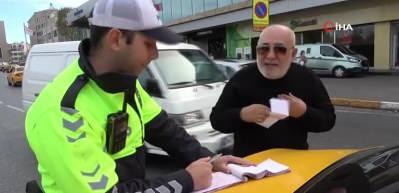 Taksim&rsquo;de ticari taksi denetiminde şof&ouml;rlere ceza yağdı