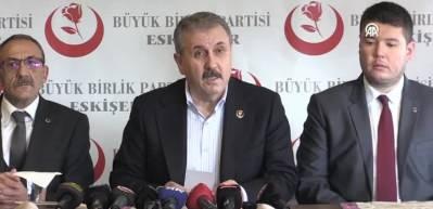 BBP lideri Mustafa Destici'den asgari ücret açıklaması