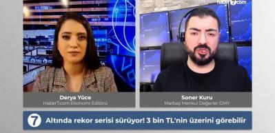 Altın fiyatları tarihin en y&uuml;ksek seviyesinde! 3 bin TL'nin &uuml;zerini g&ouml;recek