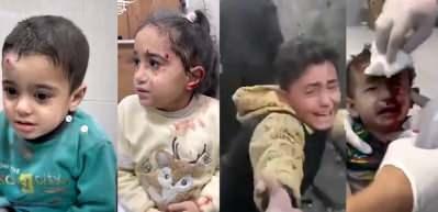 İsrail soykırıma devam ediyor! Masum &ccedil;ocuklar bombaların yine hedefi oldu