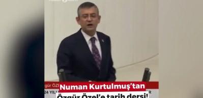 TBMM Başkanı Kurtulmuş'tan CHP lideri &Ouml;zel'e 6 maddelik tarih tersi