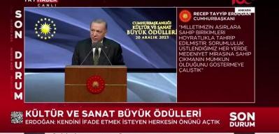 Cumhurbaşkanı Erdoğan'dan uyarı: Bu ger&ccedil;ekle bir an &ouml;nce y&uuml;zleşmeliyiz