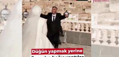Mardinli çiftten örnek davranış! Düğün yerine Gazze'ye yardım ettiler