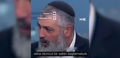 Siyonist gazeteciden skandal a&ccedil;ıklama: 100 bin Filistinliyi &ouml;ld&uuml;rmemiz gerekiyordu