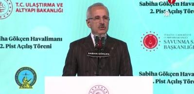 Bakan Uraloğlu Sabiha G&ouml;k&ccedil;en'in yeni a&ccedil;ılan pisti ile ilgili detayları paylaştı