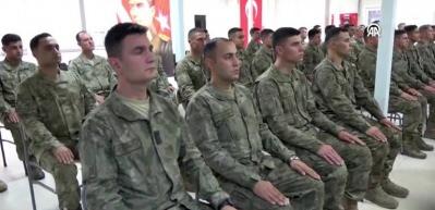 Cumhurbaşkanı Erdoğan g&ouml;revi başındaki askerlere seslendi