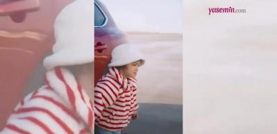 İkinci pist, yerli otomobil ile test edildi! Şoför koltuğunda bu sefer minik Zayn vardı