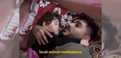Filistinli babanın sözleri yürek yaktı! "İsrail evimizi bombalarsa..."