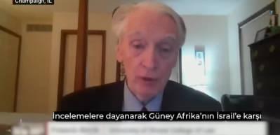 ABD'li Hukuk Profes&ouml;r&uuml; Dr. Francis Boyle: İsrail'in soykırımdan ceza almasını bekliyorum