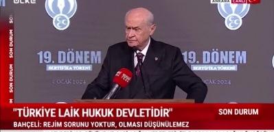 MHP lideri Bah&ccedil;eli oynanamayan S&uuml;per Kupa finali hakkında konuştu...