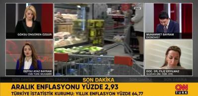 Milyonlarca insanın g&ouml;z&uuml; kulağı Aralık ayı enflasyon rakamlarında! İşte beklenen rakam...