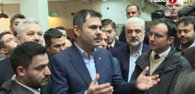 Murat Kurum'dan Gazetecilere &ouml;vg&uuml;