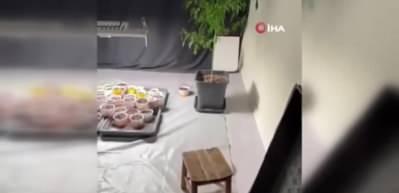 Samsun'da uyuşturucu imalathanesine baskın