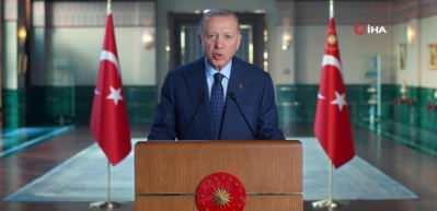 Cumhurbaşkanı Erdoğan, Uluslararası Demokratlar Birliği Kongresi'ne video mesajla seslendi