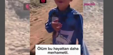 Gazzeli çocuklar hem açlık hem de bombardımanla mücadele ediyor!