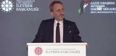 İletişim Başkanı Fahrettin Altun: İsrail batılı anlamda faşizmin, ırk&ccedil;ılığın, s&ouml;m&uuml;rgeciliğin en g&uuml;ncel temsilcisidir