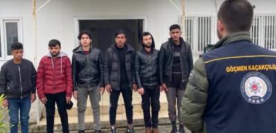 Osmaniye'de 6 ka&ccedil;ak g&ouml;&ccedil;men yakalandı