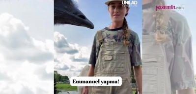 Amerika bu ikiliyi konuşuyor! Deve kuşu Emmanuel'in komik halleri tiktok'ta viral oldu
