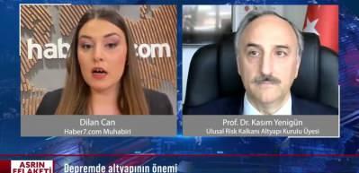Prof. Dr. Kasım Yenig&uuml;n: "Altyapı unsurlarını depreme hazırlamalıyız"