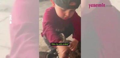 4 yaşındaki sevimli çırak sosyal medyada gündem oldu! "Konuşmayı burada öğrendi"