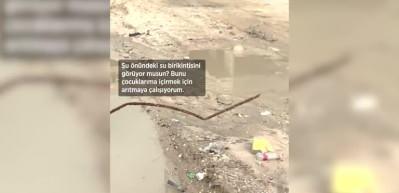 Siyonist İsrail su kuyularını bombaladı! Filistinliler bir damla suya muhta&ccedil; halleri y&uuml;rekleri yaktı!