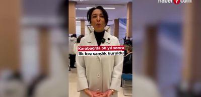 Karabağ'da 30 yıl sonra ilk kez sandıklar kuruldu