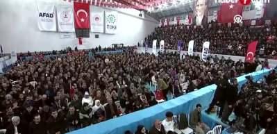 Cumhurbaşkanı Erdoğan Deprem Konutları Kura ve Anahtar Teslim T&ouml;reni'ne katıldı