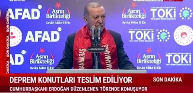 Cumhurbaşkanı Erdoğan "En son hak sahibi yuvasına kavuşana kadar &ccedil;alışacağız" dedi