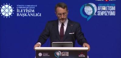 Fahrettin Altun'dan, Afet İletişimi Sempozyumu'nda &ouml;nemli a&ccedil;ıklamalar