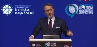 İletişim Başkanı Altun: Deprem sonrası kirli kampanyaların hedeflerine ulaşmasını engelledik