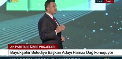 Hamza Dağ İzmir i&ccedil;in projelerini a&ccedil;ıkladı