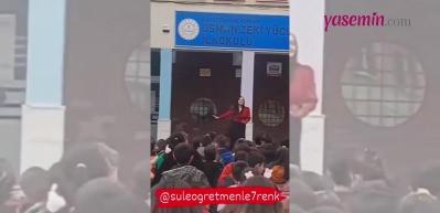 Tüm Türkiye o öğretmeni konuşuyor! Her sabah öğrencileriyle birlikte...